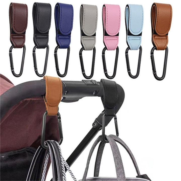 PU Leather Stroller Hooks