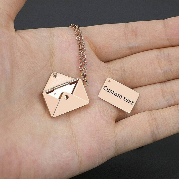 Personality Envelope Pendant Necklace